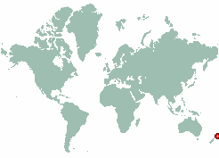 Waimana in world map
