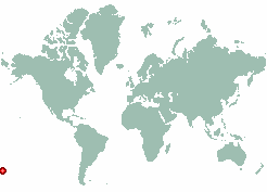 Rakautahi in world map